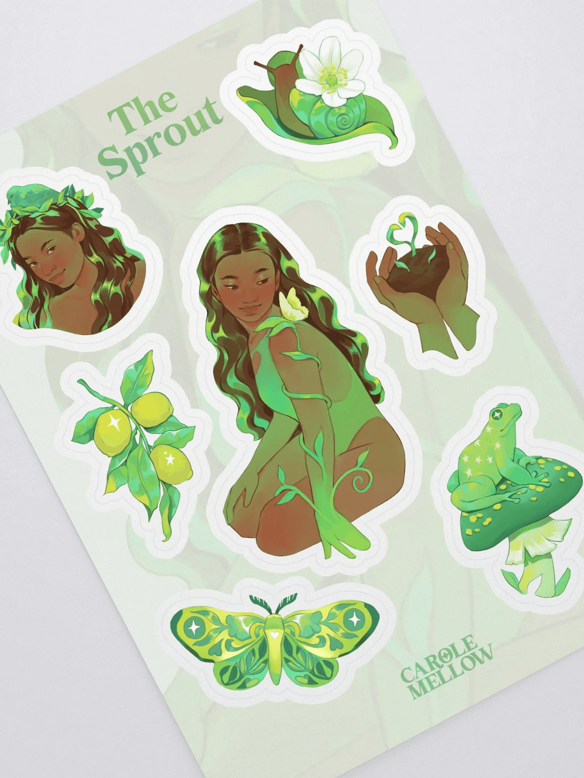 The Sprout | Sticker Sheet | Carolemellow
