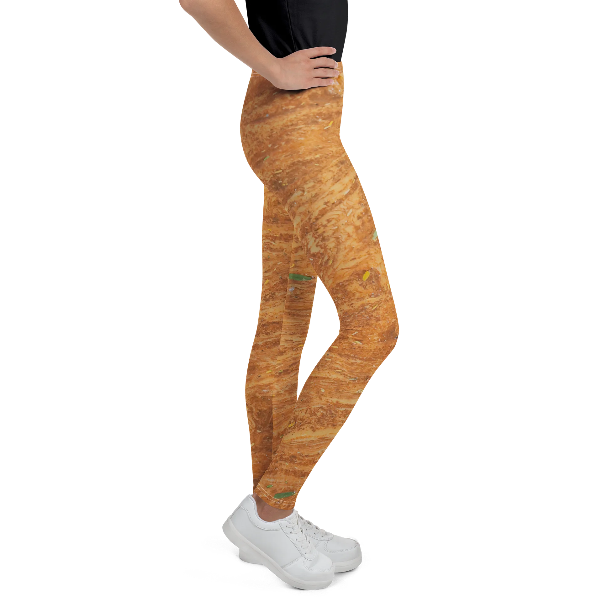 Terracotta Tea All-Over Print Youth Leggings product image (5)