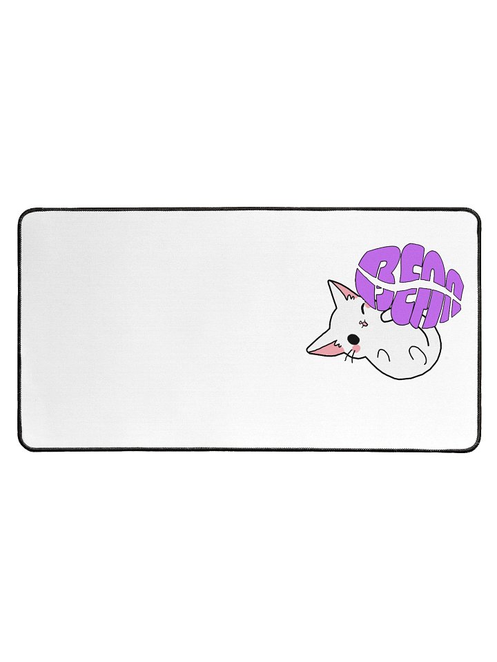 Bean Cat Nap Logo Desk Mat product image (1)