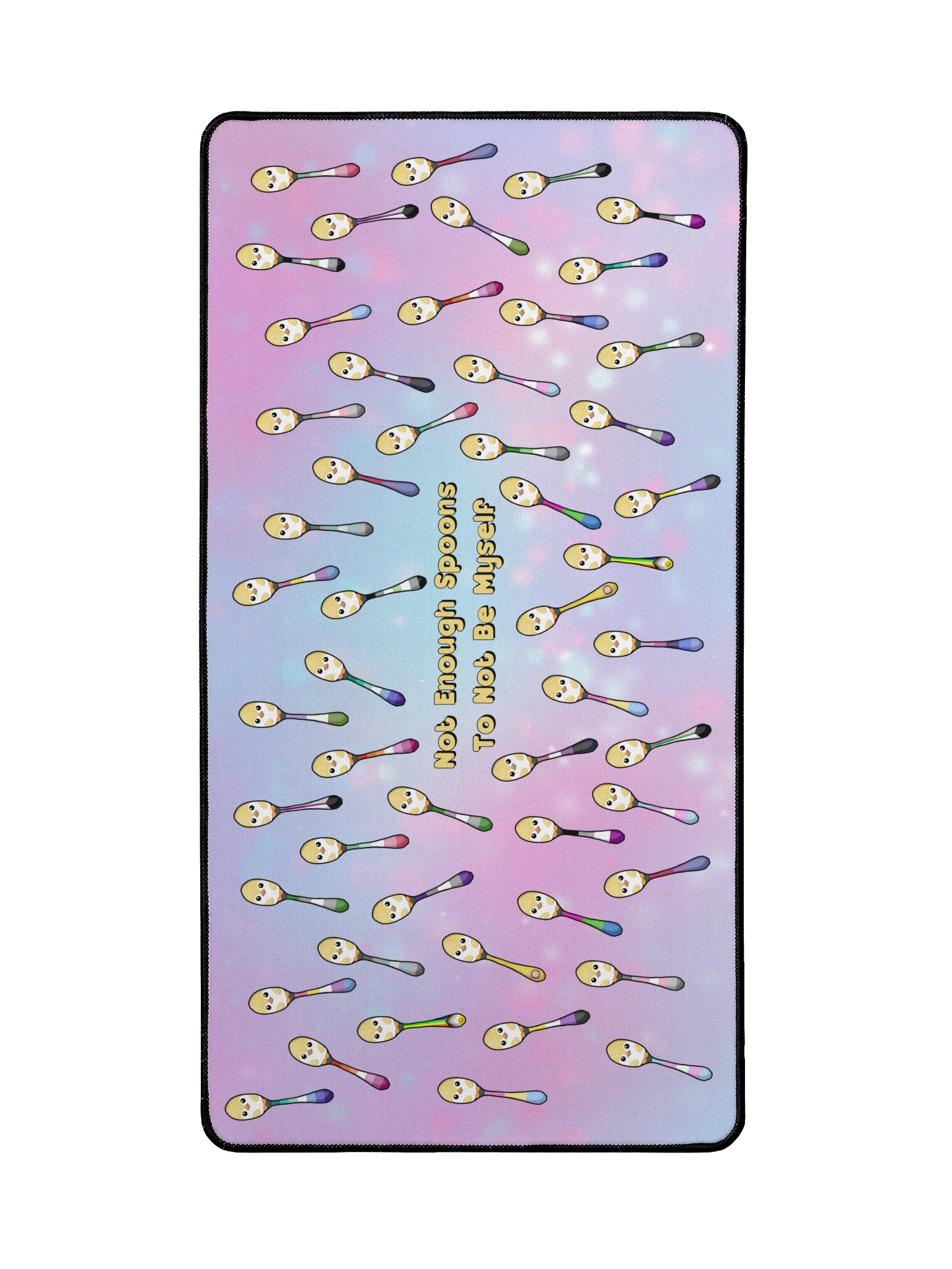 "Not Enough Spoons" Desk Mat product image (3)