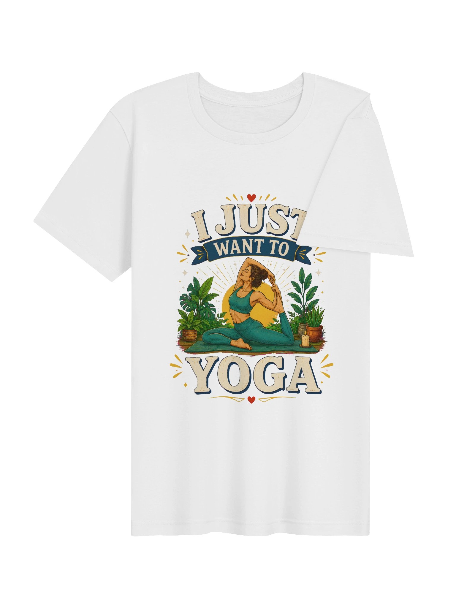 I Just Want To Yoga Tee product image (33)