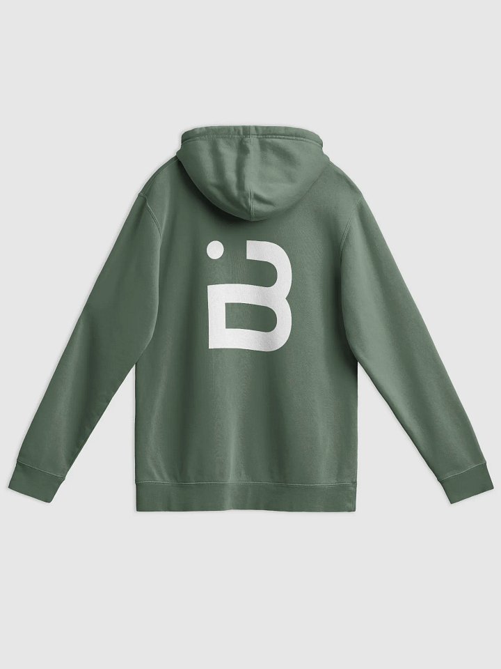 BUIII Originals Logo White Premium Vintage Hoodie product image (2)