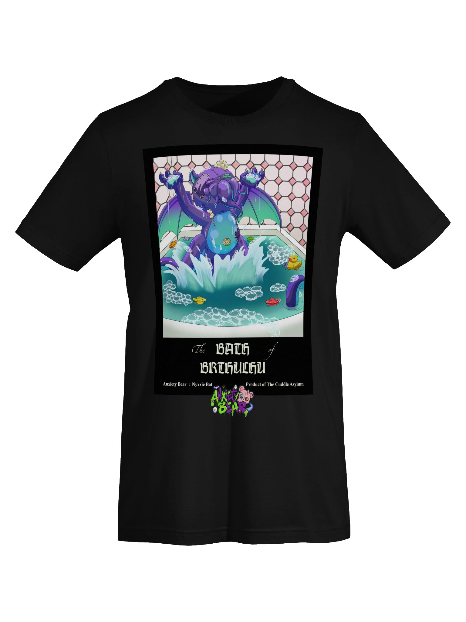 Anxiety Bear presents: Bath of Bruthulu T-Shirt Color version product image (5)