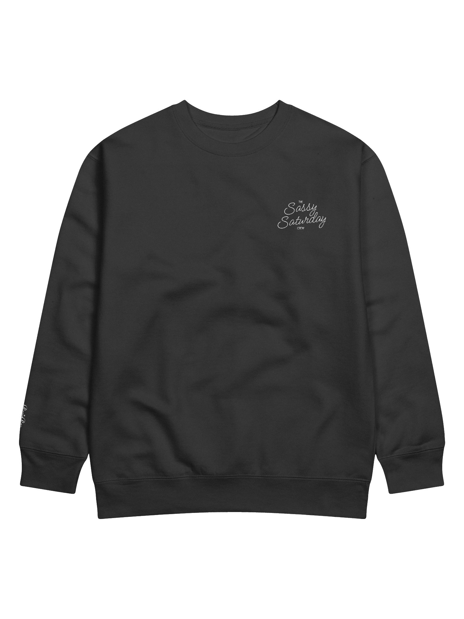 Sassy Saturday Crew Crewneck Sweatshirt - White product image (1)