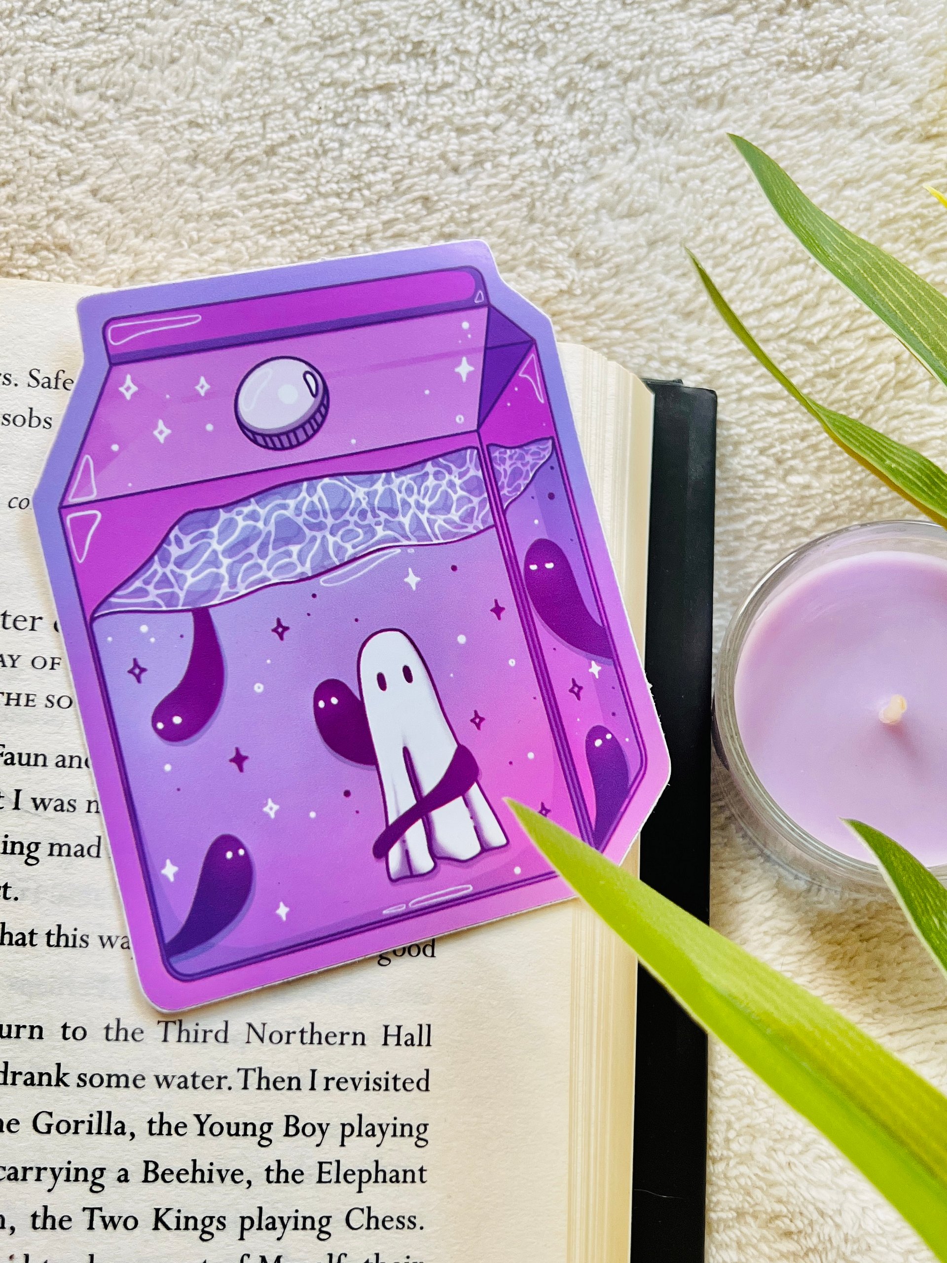 Ghost Milk Carton Sticker product image (1)