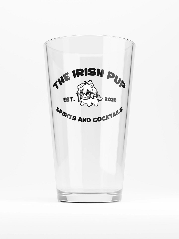The Irish Pup Shaker Pint Glass product image (1)