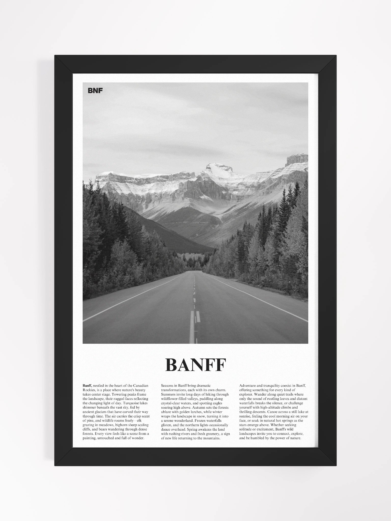 Banff 03 Newspaper Poster | Framed product image (5)