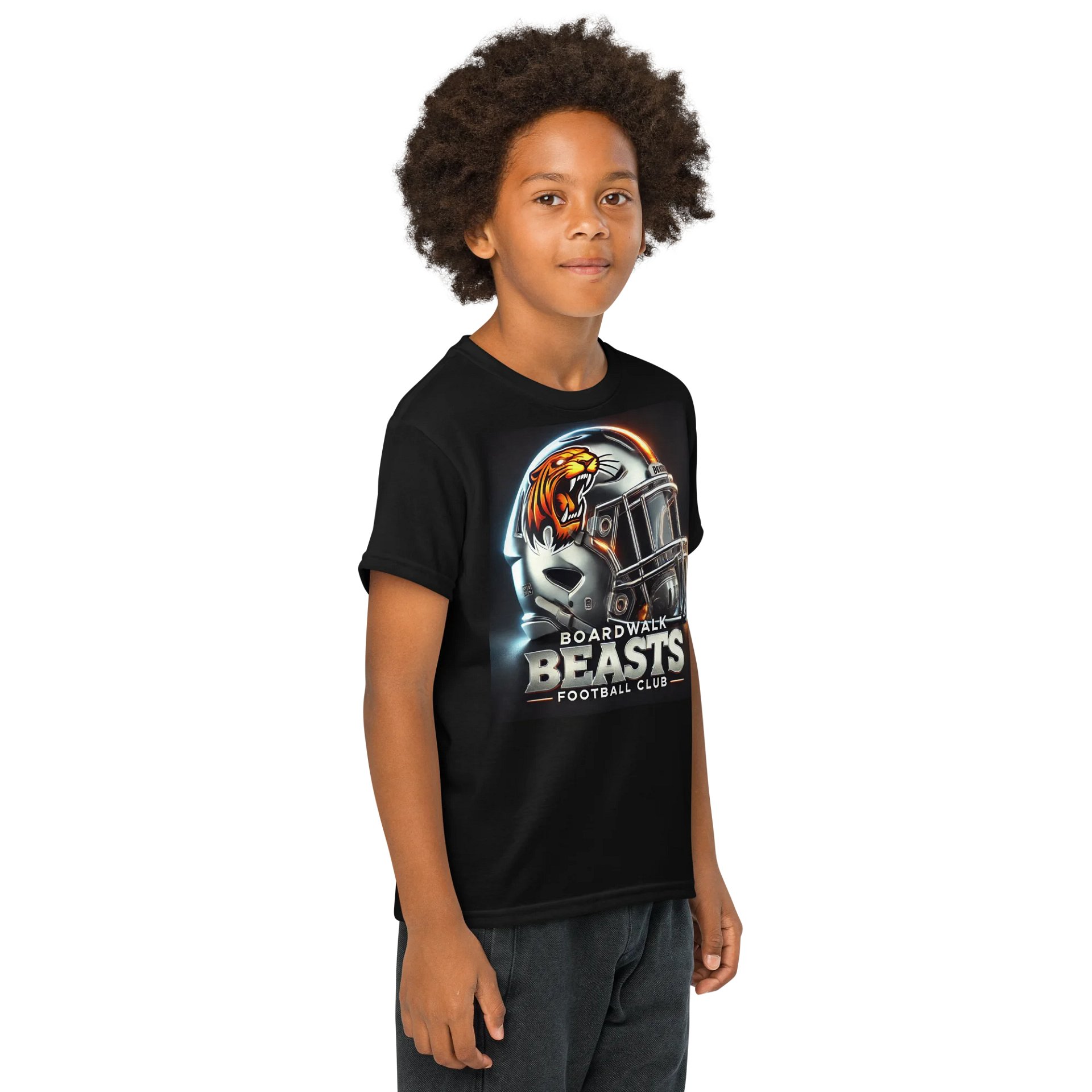 Youth Boardwalk Beasts Football Club Beast Helmet Tee Shirt product image (4)