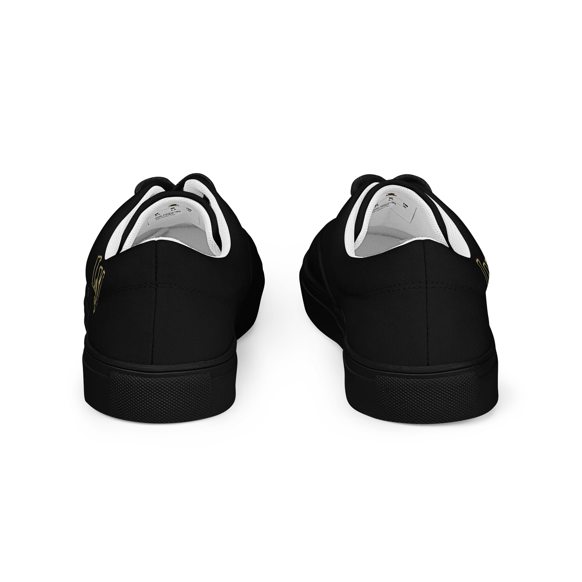 LM Origin™ Stealth Black Sneakers | Unisex Canvas Shoes product image (8)