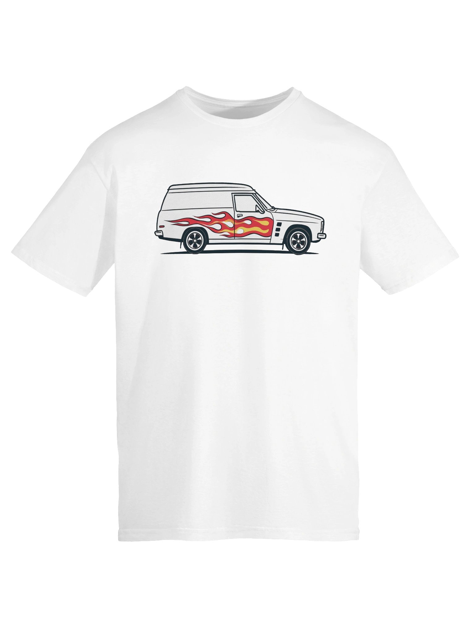 Flaming Van Graphic Tee product image (47)
