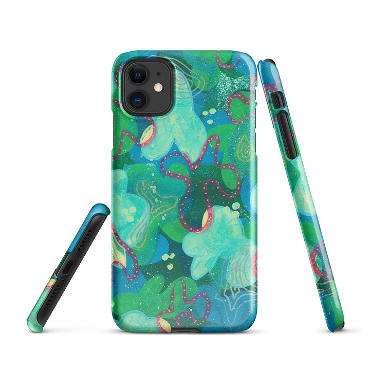 Lily Pad Blobs iPhone case product image (1)