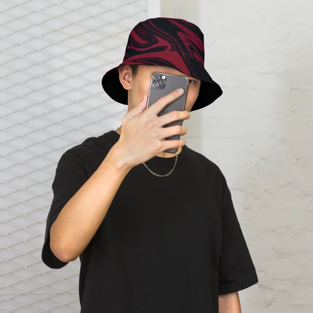 Stylish Swirl Reversible Bucket Hat product image (11)