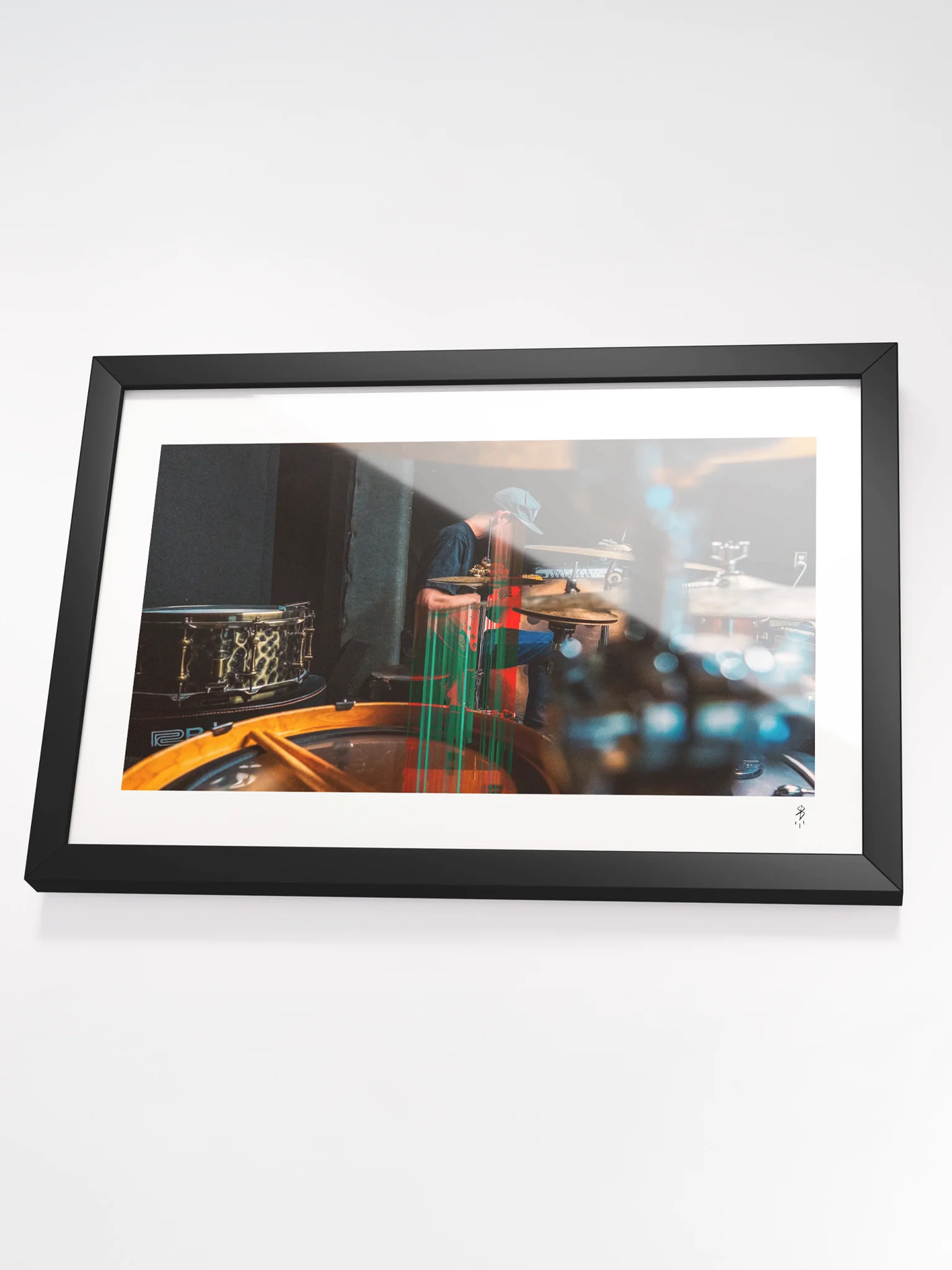 "Pixel Drip" - Framed Print product image (2)