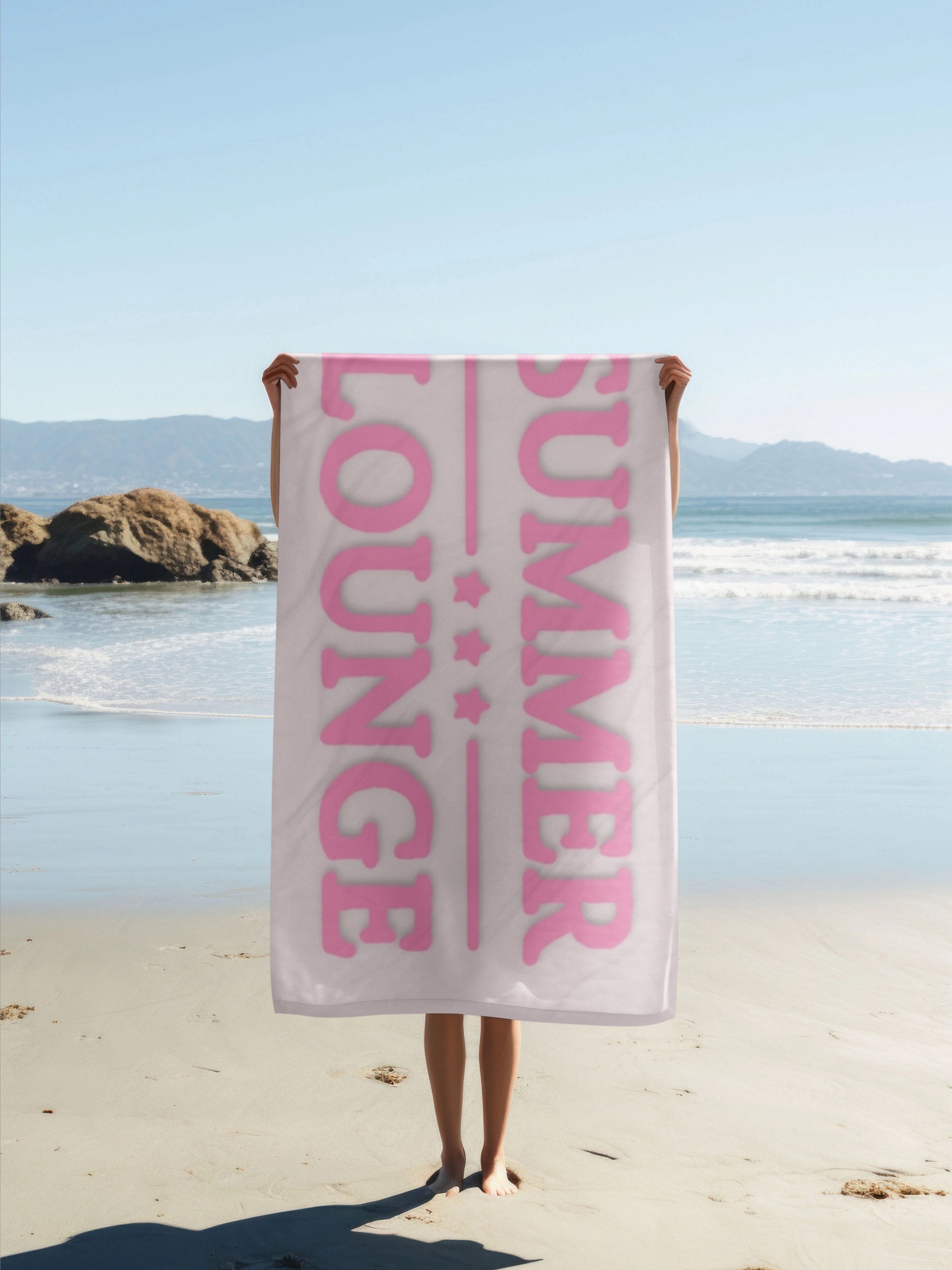 SUMMER LOUNGE PINK TOWEL - Handtuch Summer Lounge Pink product image (1)