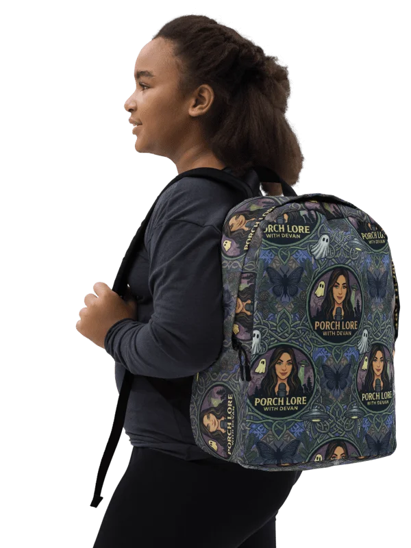 PORCH LORE DEVAN PERIWINKLE MOTH MINIMALIST BACKPACK product image (1)