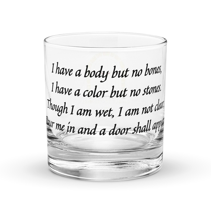 D&D Riddle Whiskey Glass product image (2)