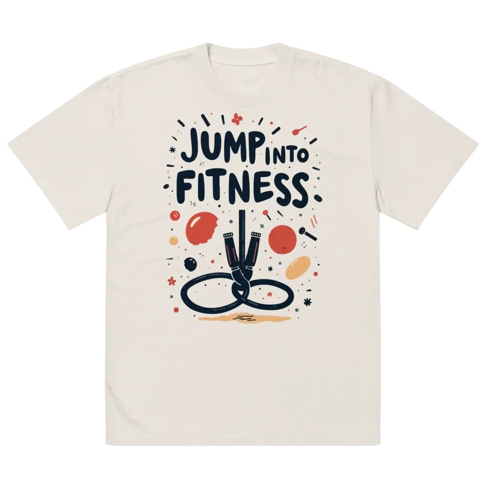 Jump into Fitness Oversized T-Shirt product image (2)
