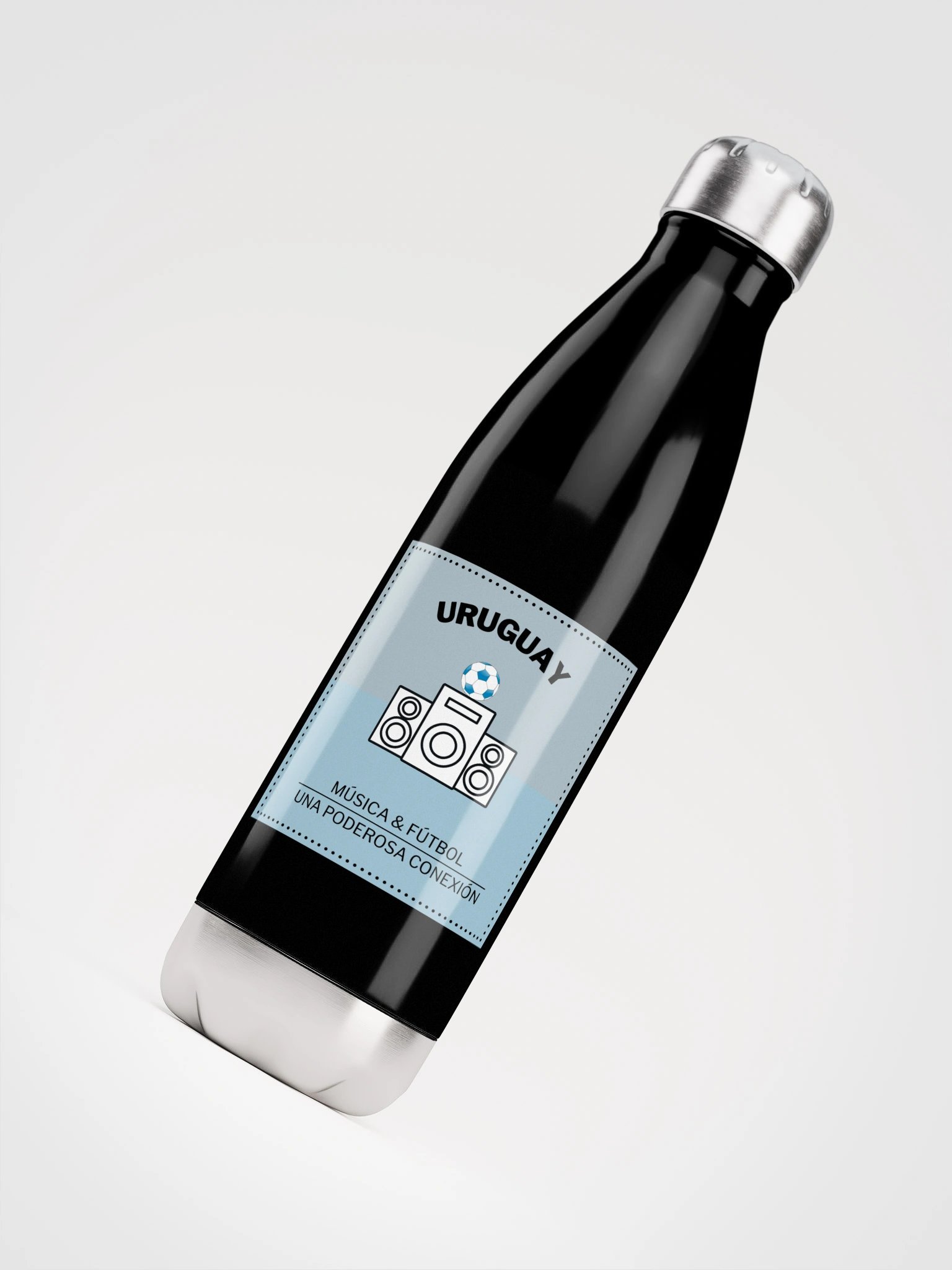 URUGUAY Soccer Stainless Steel Water Bottle product image (4)