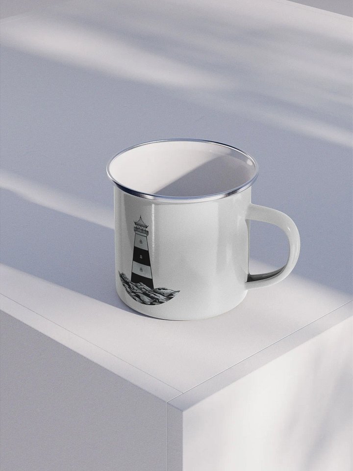 Silhouette & Lighthouse Enamel Mug product image (2)