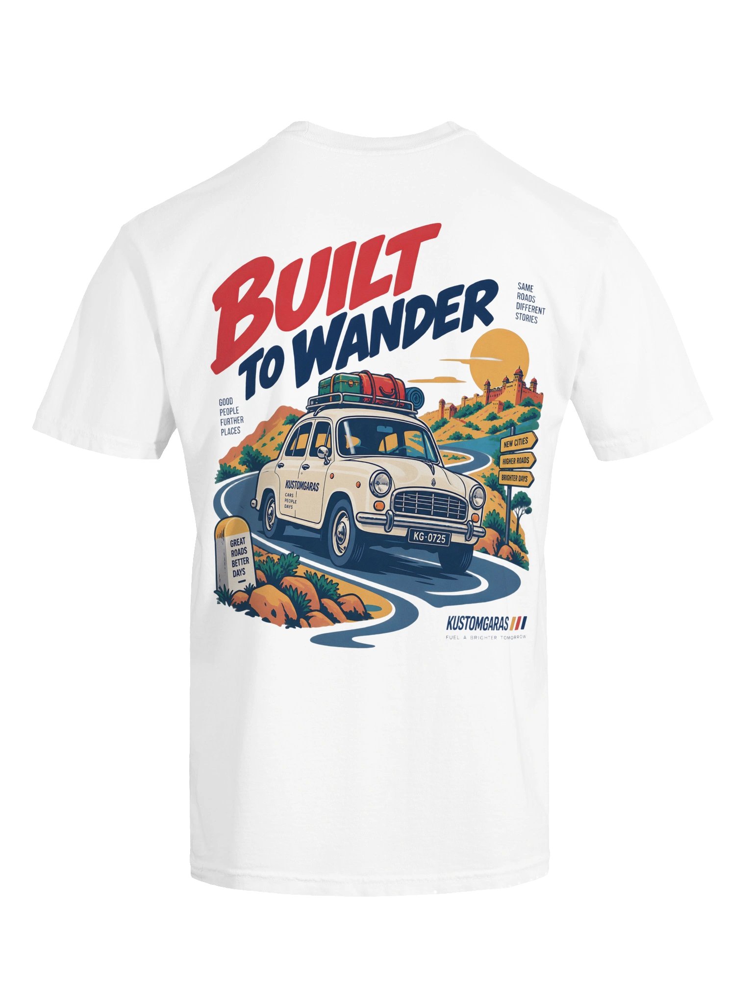 Built to Wander Kustom Garas T-Shirt product image (7)