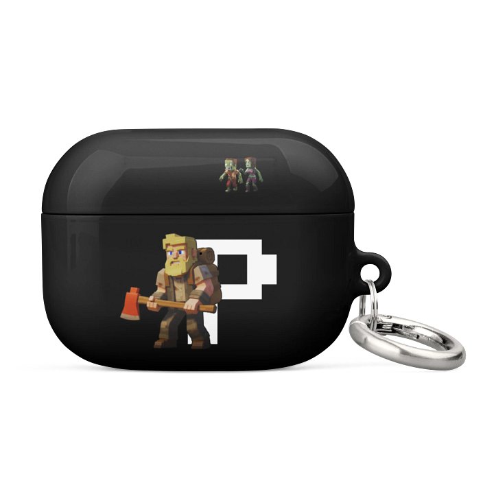 Patient PixelZ P Logo AirPods® Case (Black) product image (1)