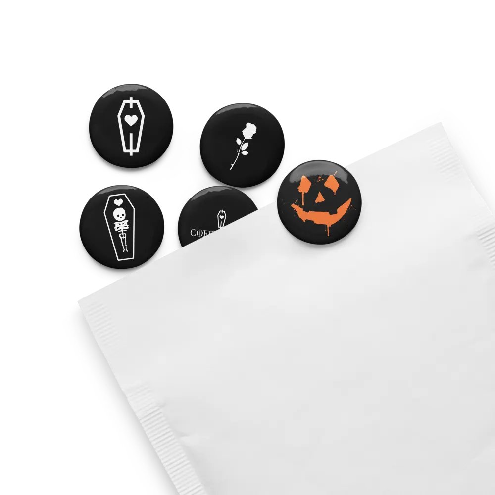 Black Button/Pin Pack product image (4)