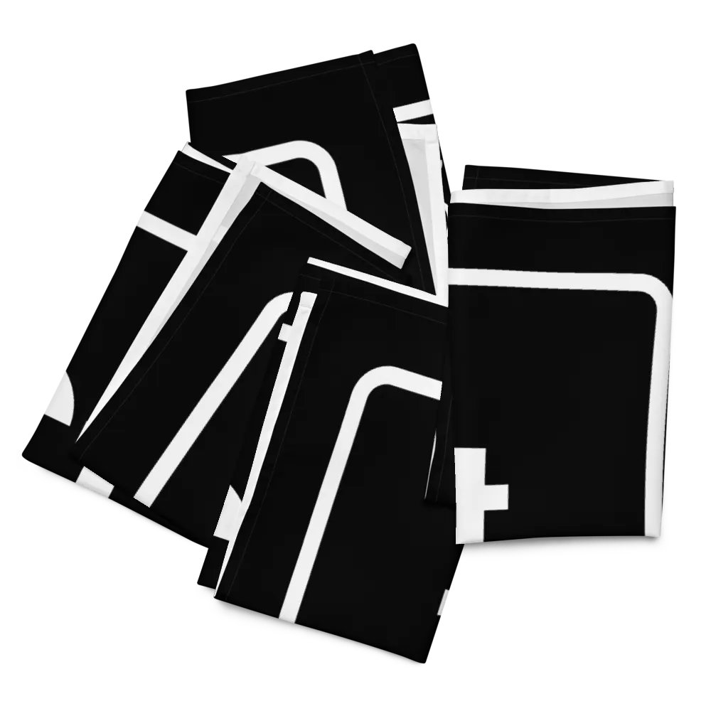 Cloth Napkin Set (4): Cat Element product image (10)