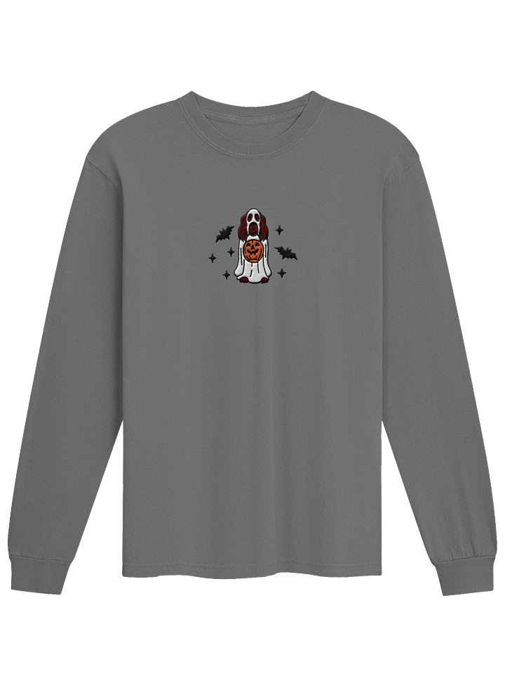 Halloween English Cocker Spaniel(Liver) Embroidered Long-Sleeve T-Shirt product image (9)