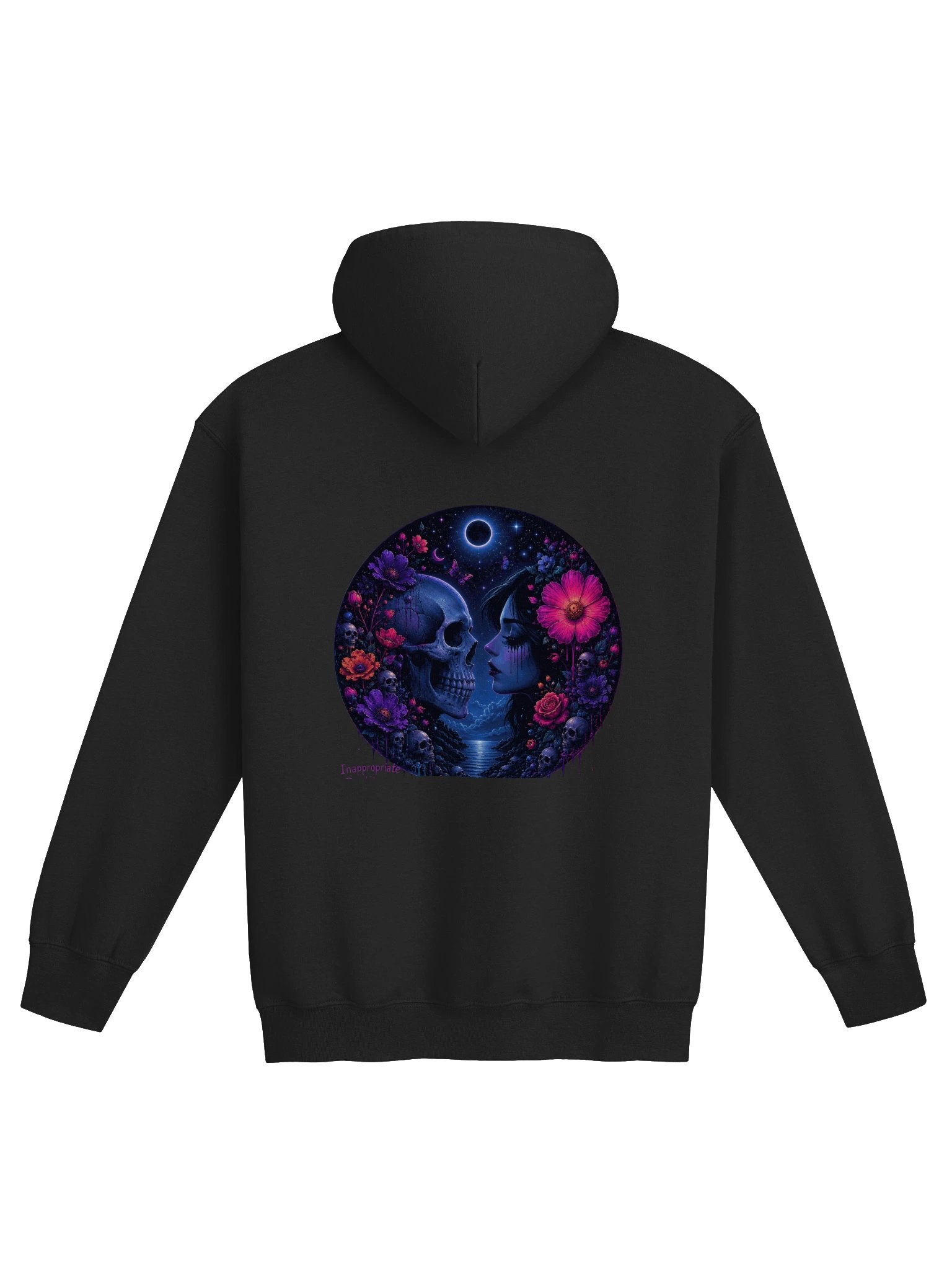 Inappropriate Rantings Skull & Cosmic Zip Hoodie product image (5)
