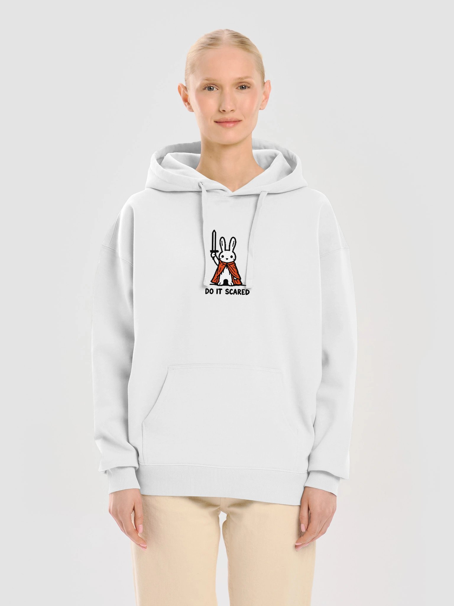 Hoodie Ample DO IT SCARED product image (3)