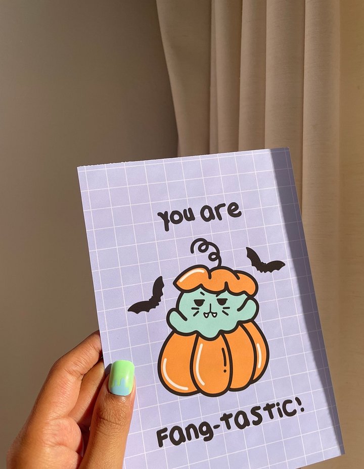 You are Fang-tastic! Pumpkin Print product image (1)