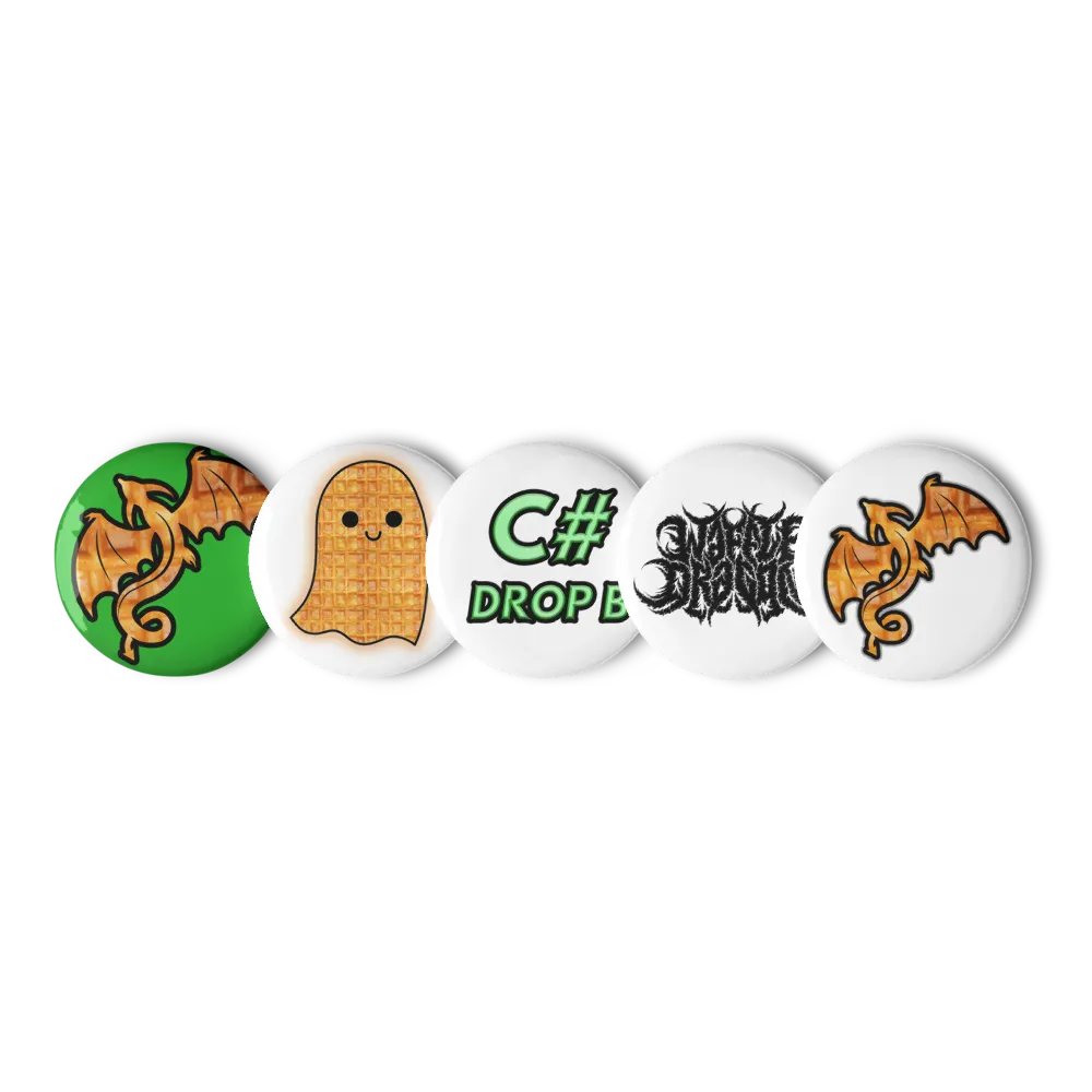 Waffle Button Set product image (4)