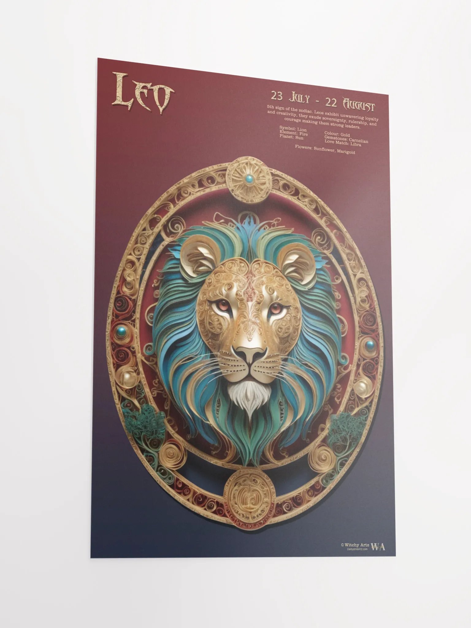Western Zodiac Poster - LEO product image (5)