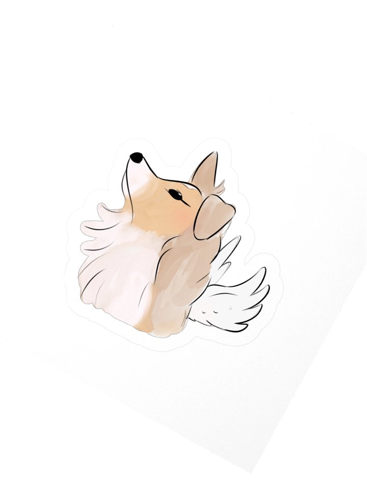The Angel Sheltie - Sticker (Colour) product image (4)