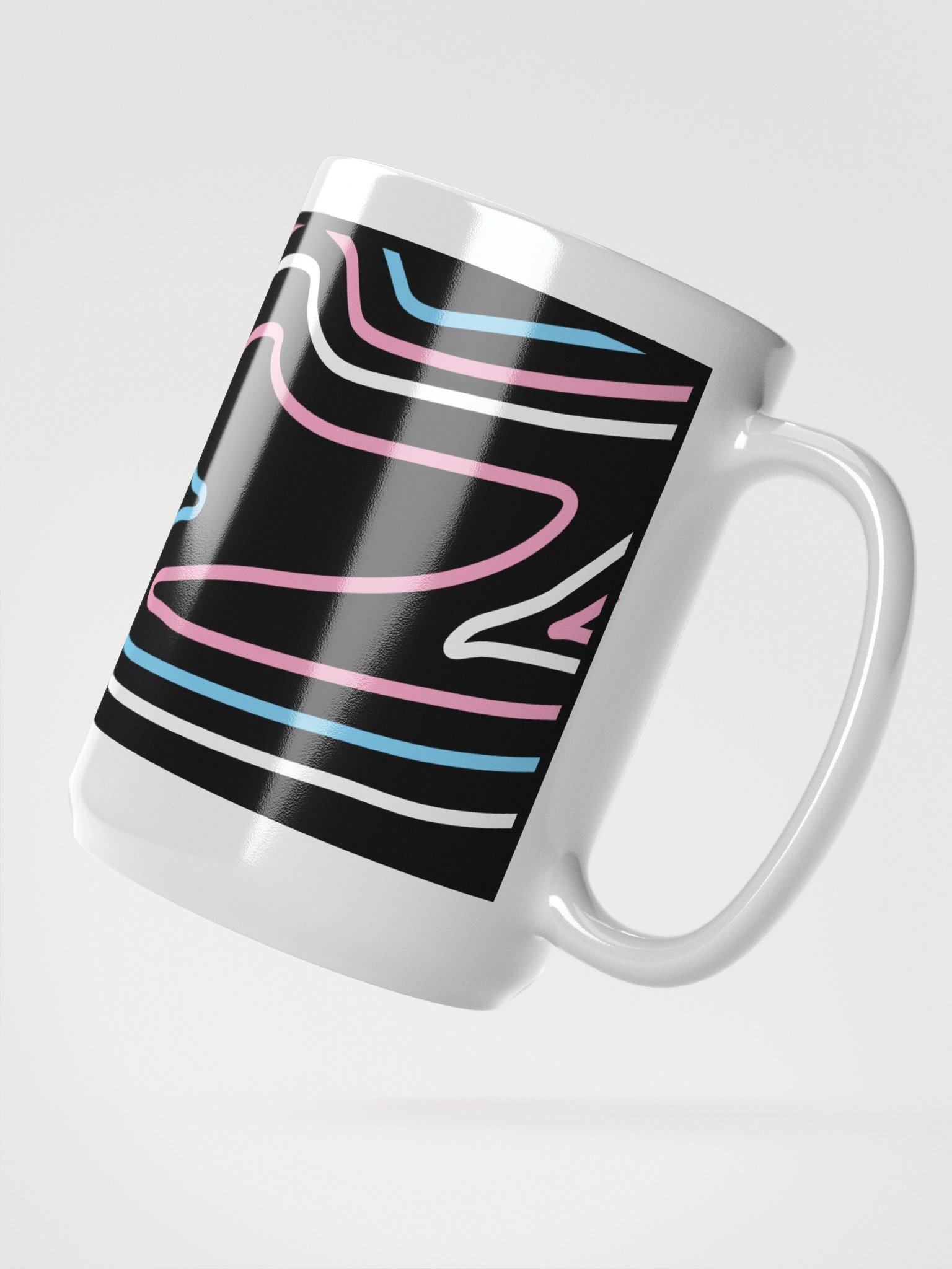 Topographic Pride- Trans mug product image (3)