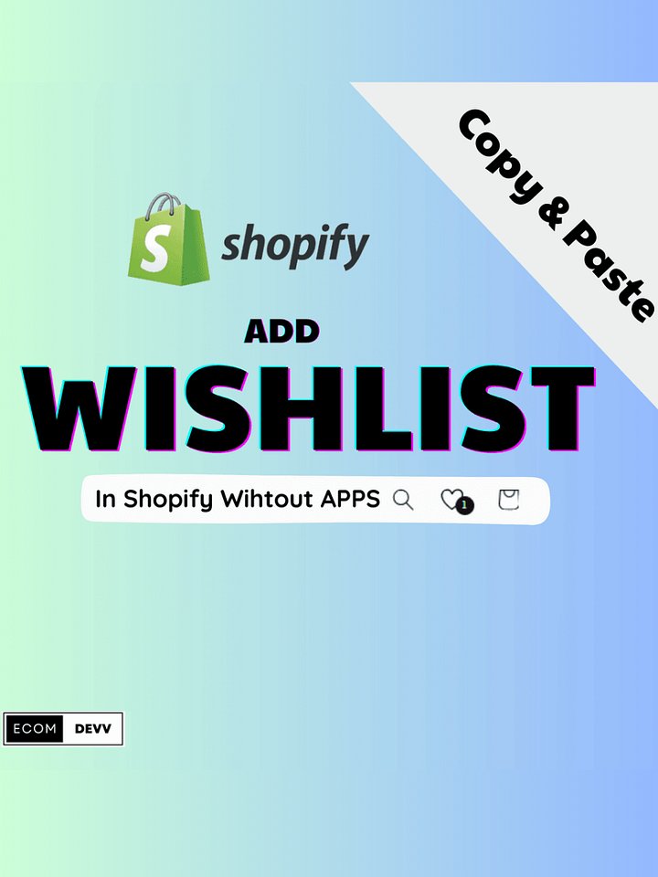 Shopify Wishlist Feature (Without APPS) product image (1)