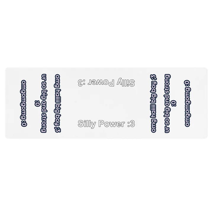 Silly Power :3 Yoga Mat (has a crush on you) product image (1)