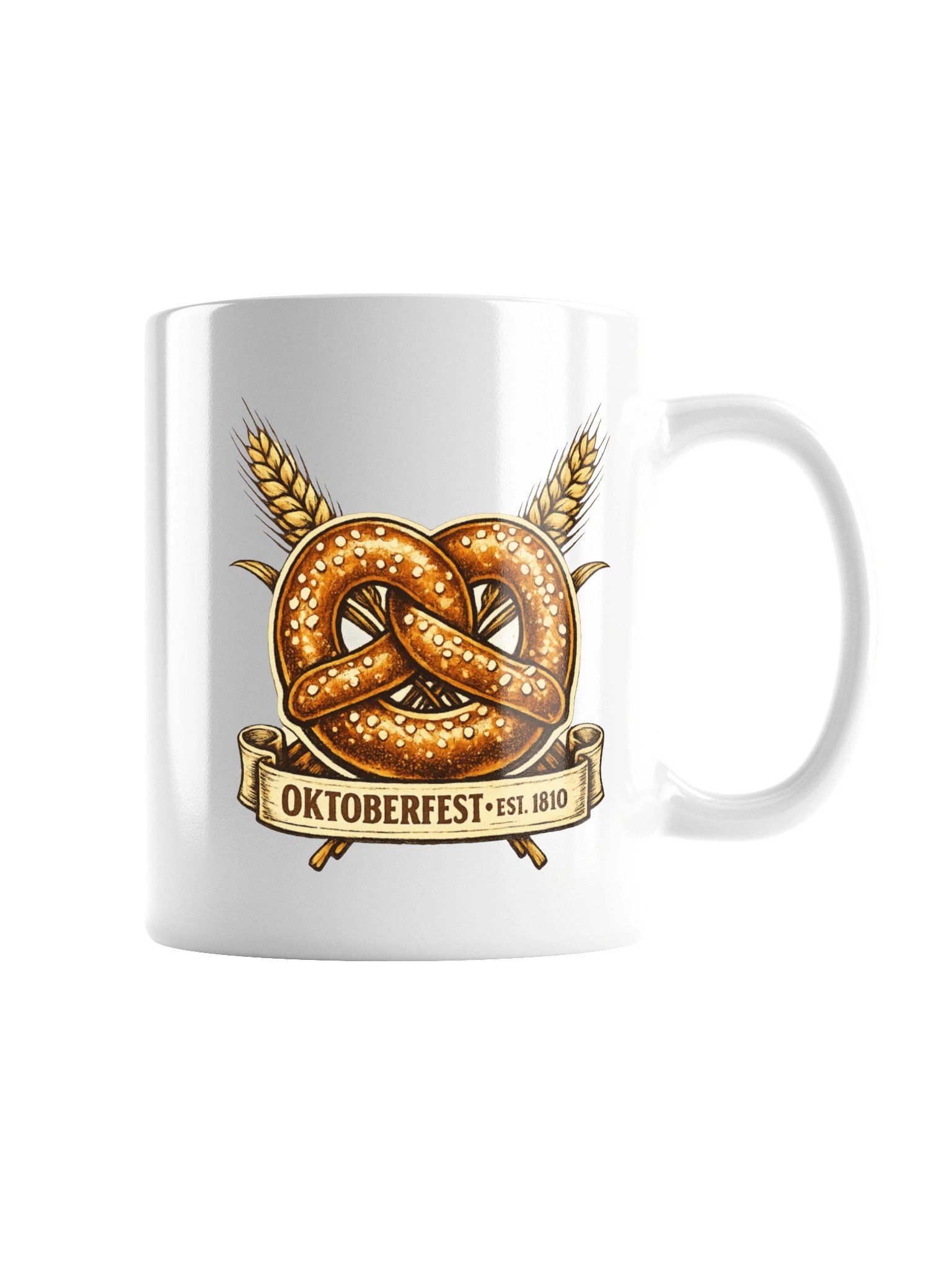Oktoberfest Pretzel Vintage Mug product image (3)