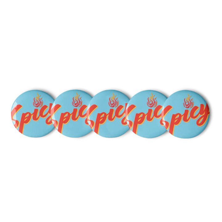 Spicy Dodgeball Club Pin Button Set product image (1)