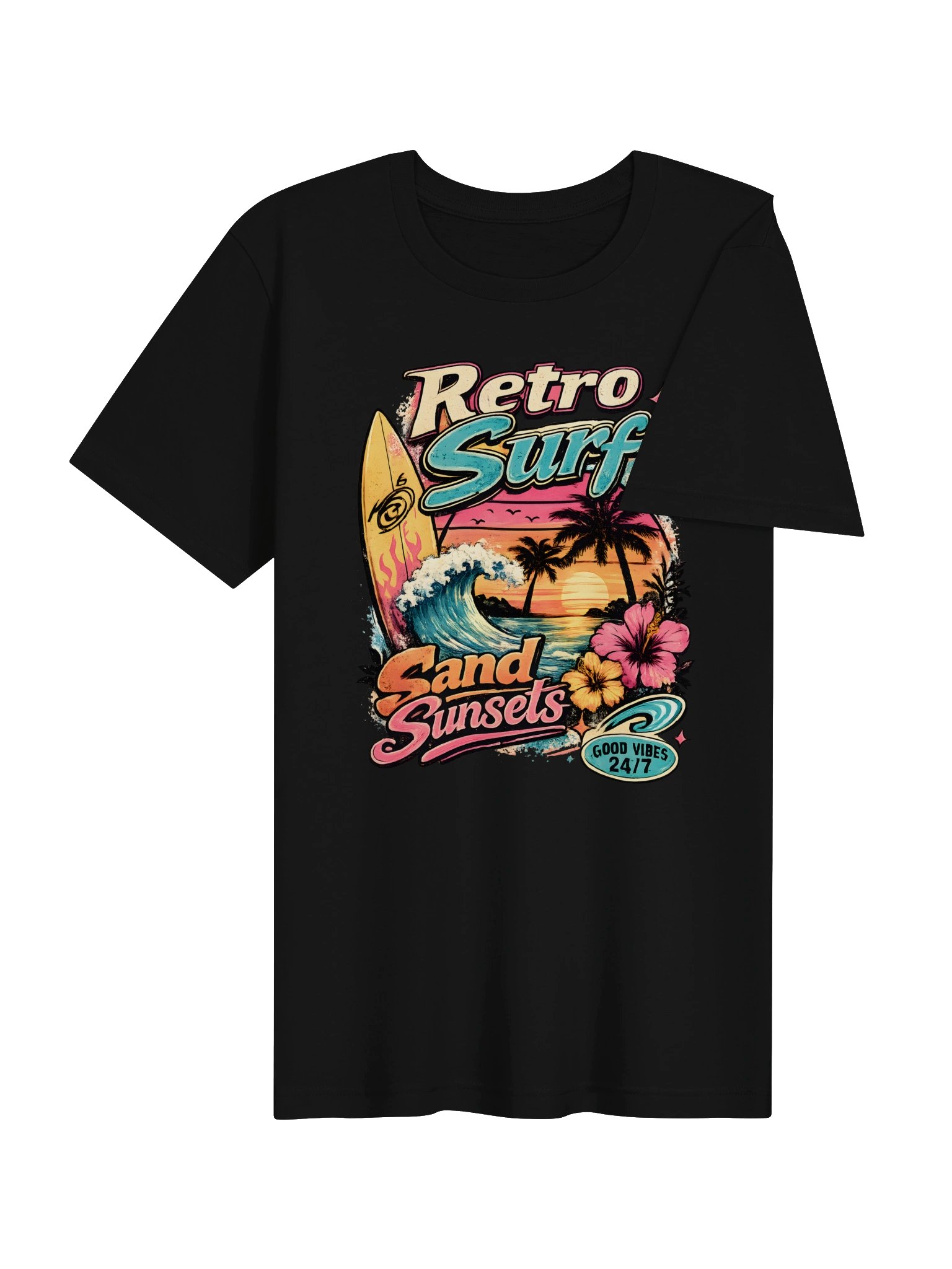 Retro Surf Good Vibes Tee product image (8)