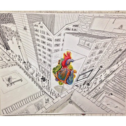 This illustration is from 2014, I was 15 ✍🏼
Keep swiping to see more ➜ 

I made it for my portfolio to apply to colleges, ins...