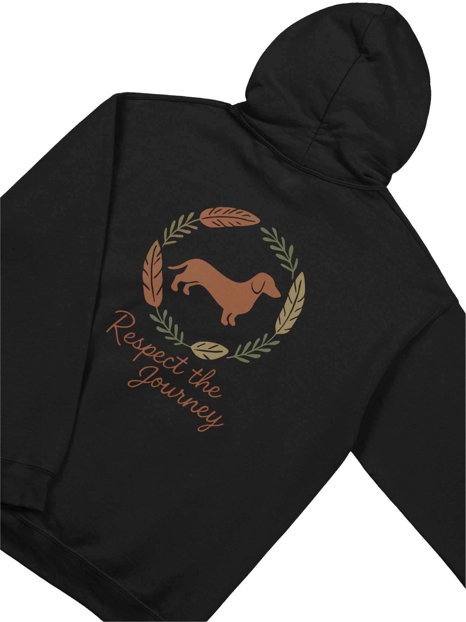 Respect the Journey Hoodie – Inspirational Indigenous-Inspired Dachshund Gift product image (4)