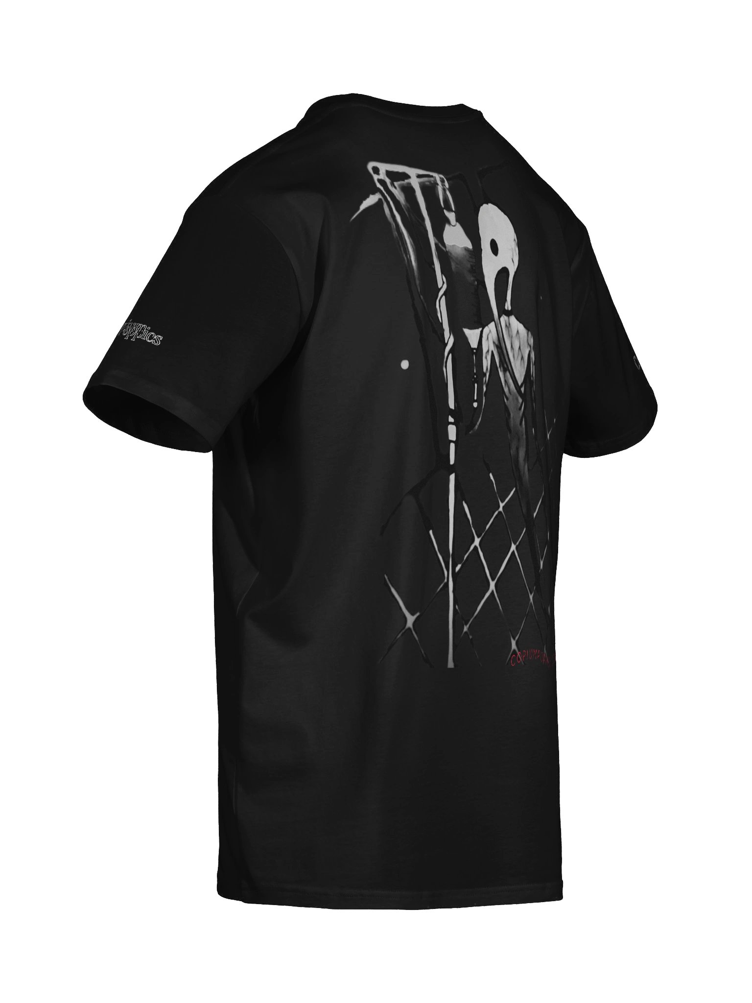 Copium Poppies - Dmitry's Curse - T-Shirt (B&W Variant) product image (8)