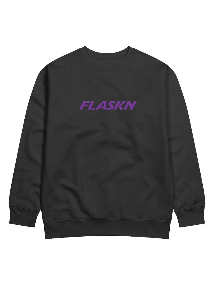 Flaskn crew neck (purple logo) product image (3)