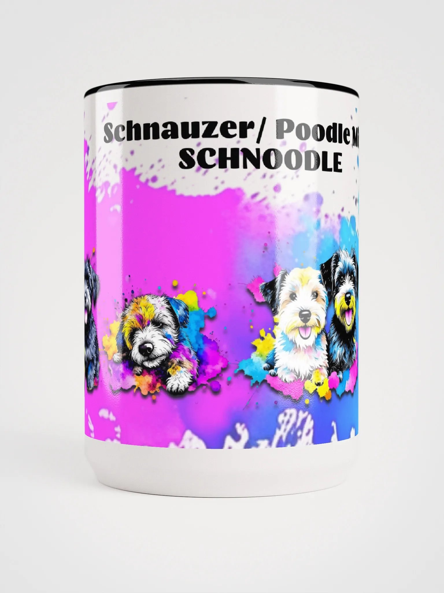 Rainbow Schnoodle Mug, 15 oz. product image (5)