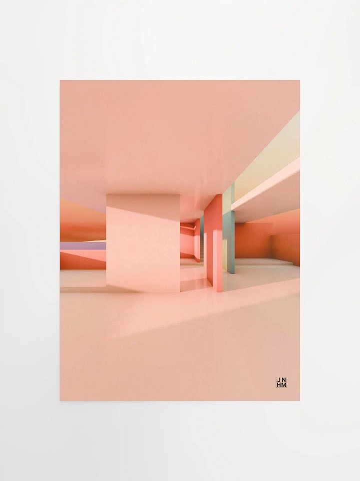 Architectural Landscape - Summer Pastel 04 12"x16" Frameless product image (1)