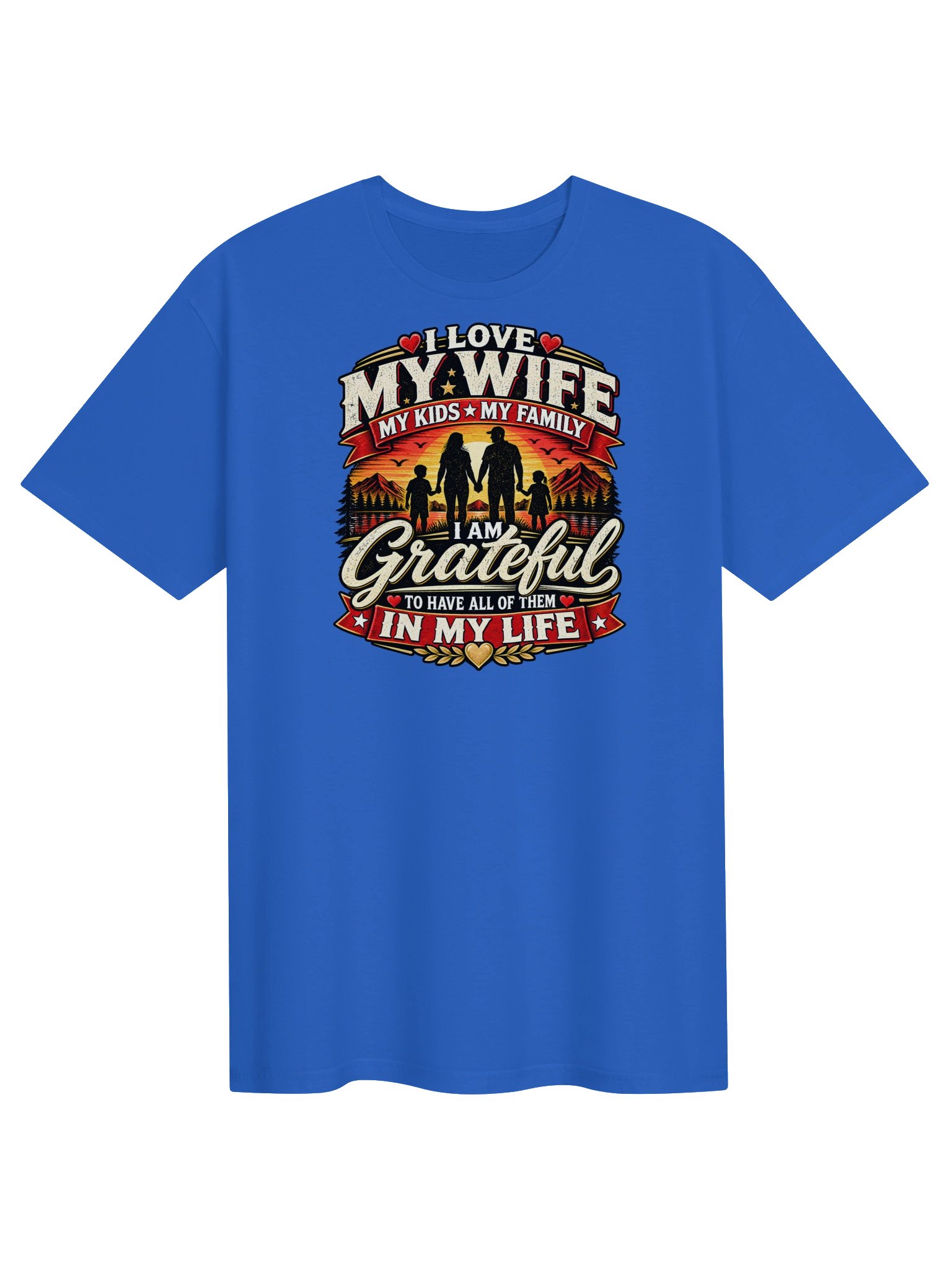 I Love My Wife and Family Grateful Tee product image (5)