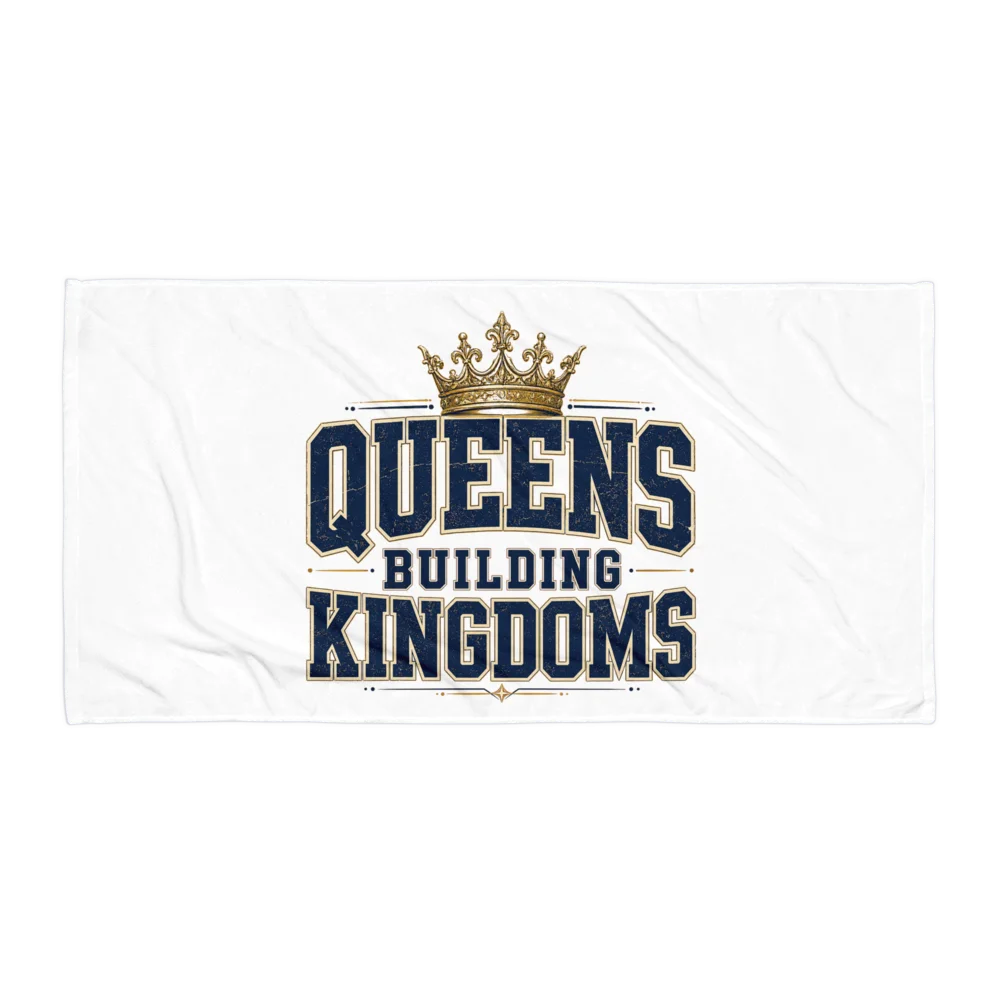 Queens Building Kingdoms Collegiate Beach Towel product image (1)