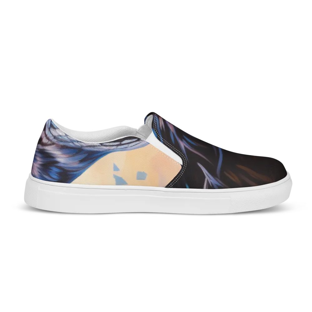 Men's Slip-On Canvas Shoes with Lovely Bird Design 🕊️ product image (10)