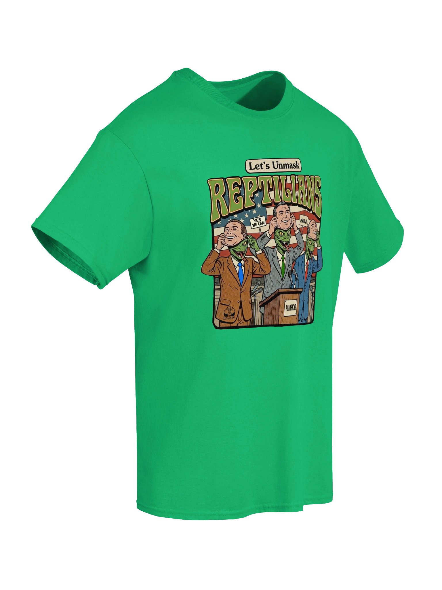 "Let's Unmask Reptilians" Tee product image (73)